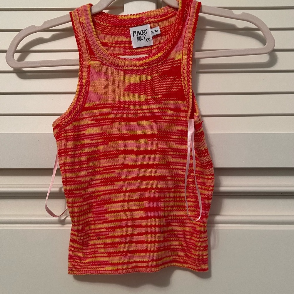 Princess poly knit top